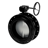 Дисковый поворотный затвор-TL41-TAFLINE, DN050 PN16, фланцеввый с редуктором