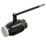Кран шаровой полнопроходной под приварку, серии TL31-W, TAFLINE, DN100 PN25, стальной, с рукояткой